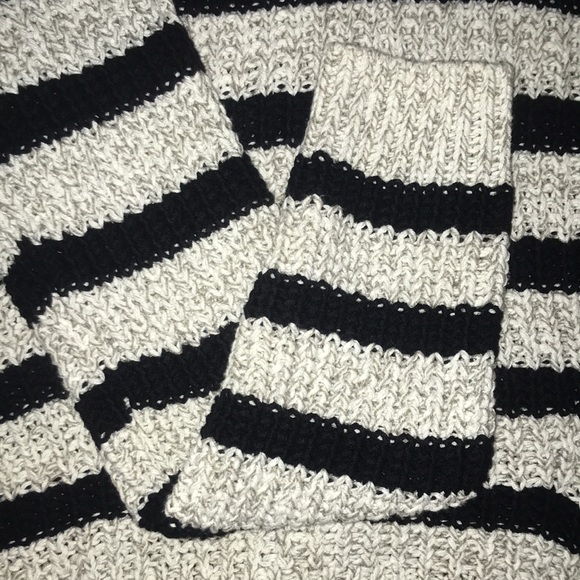 H&M Cable knit Sweater Striped Sweater Scoop neck Small - Picture 4 of 5